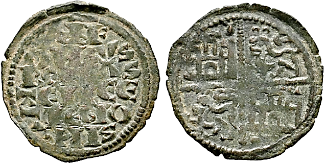 Tipo 4. Dinero alfons&iacute; de la Primera Guerra de Granada
