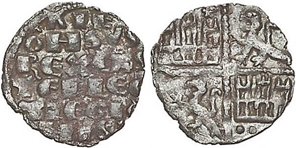 Tipo 4. Dinero alfons&iacute; de la Primera Guerra de Granada