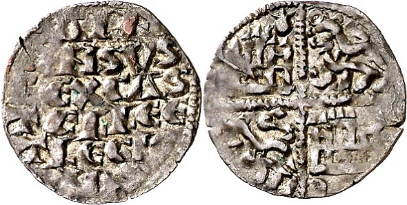 Tipo 4. Dinero alfons&iacute; de la Primera Guerra de Granada