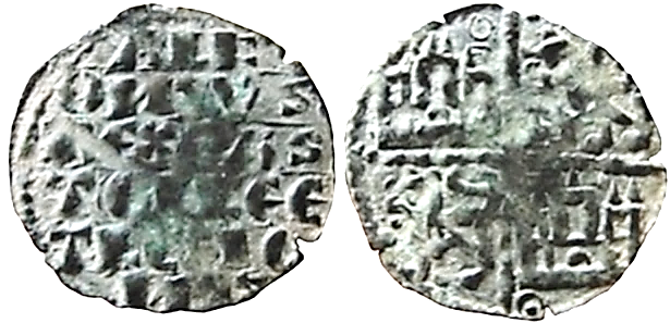 Tipo 4. Dinero alfons&iacute; de la Primera Guerra de Granada
