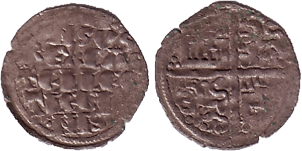Tipo 4. Dinero alfons&iacute; de la Primera Guerra de Granada