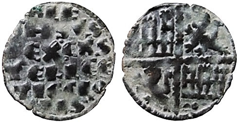 Tipo 4. Dinero alfons&iacute; de la Primera Guerra de Granada