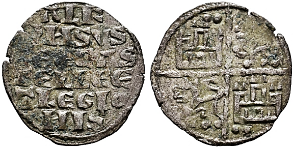 Tipo 4. Dinero alfons&iacute; de la Primera Guerra de Granada