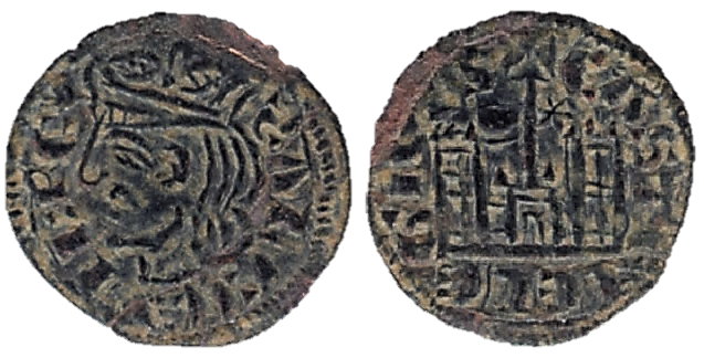 Tipo 4. Dobla de Oro de busto del rey don Sancho IV
