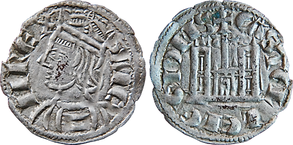 Tipo 4. Dobla de Oro de busto del rey don Sancho IV
