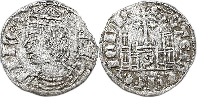 Tipo 4. Dobla de Oro de busto del rey don Sancho IV
