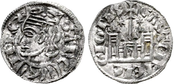 Tipo 4. Dobla de Oro de busto del rey don Sancho IV