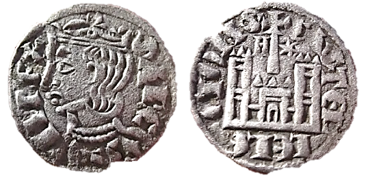 Tipo 4. Dobla de Oro de busto del rey don Sancho IV