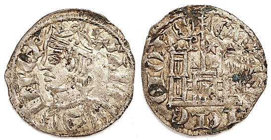 Tipo 4. Dobla de Oro de busto del rey don Sancho IV