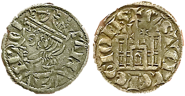 Tipo 4. Dobla de Oro de busto del rey don Sancho IV