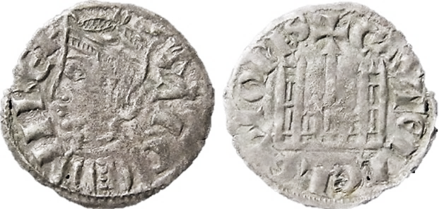 Tipo 4. Dobla de Oro de busto del rey don Sancho IV