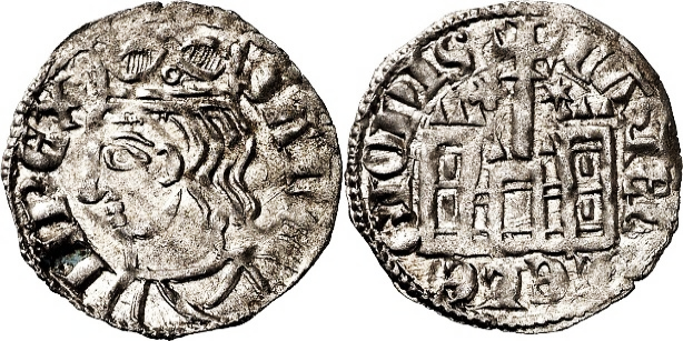 Tipo 4. Dobla de Oro de busto del rey don Sancho IV