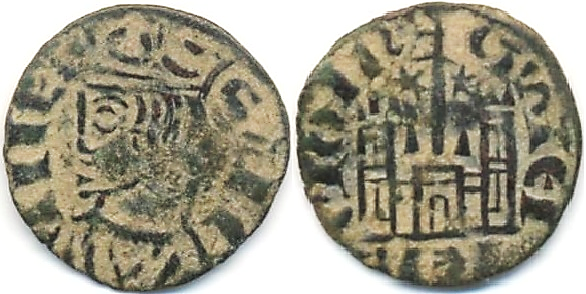 Tipo 4. Dobla de Oro de busto del rey don Sancho IV