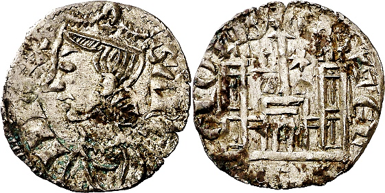 Tipo 4. Dobla de Oro de busto del rey don Sancho IV