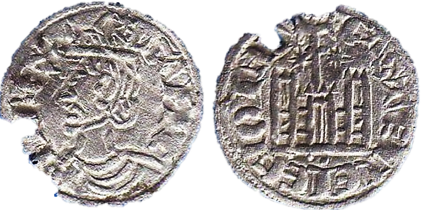 Tipo 4. Dobla de Oro de busto del rey don Sancho IV