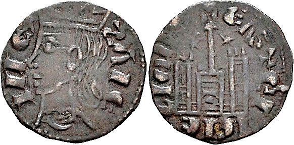 Tipo 4. Dobla de Oro de busto del rey don Sancho IV