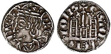 Tipo 4. Dobla de Oro de busto del rey don Sancho IV