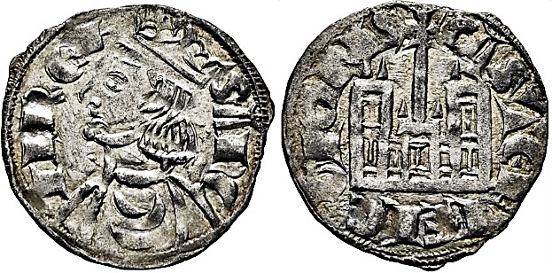 Tipo 4. Dobla de Oro de busto del rey don Sancho IV