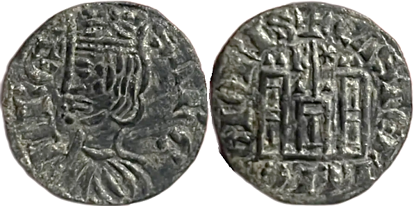 Tipo 4. Dobla de Oro de busto del rey don Sancho IV