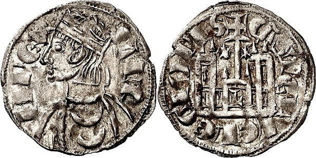 Tipo 4. Dobla de Oro de busto del rey don Sancho IV