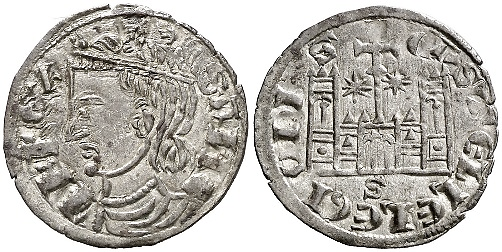 Tipo 4. Dobla de Oro de busto del rey don Sancho IV