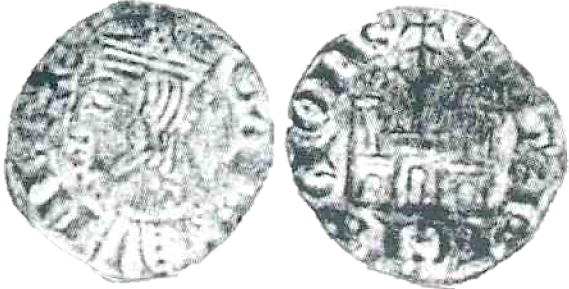 Tipo 4. Dobla de Oro de busto del rey don Sancho IV