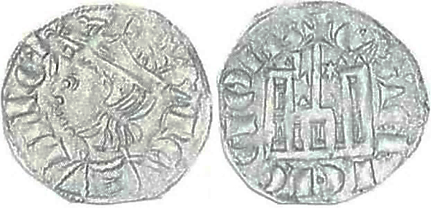 Tipo 4. Dobla de Oro de busto del rey don Sancho IV