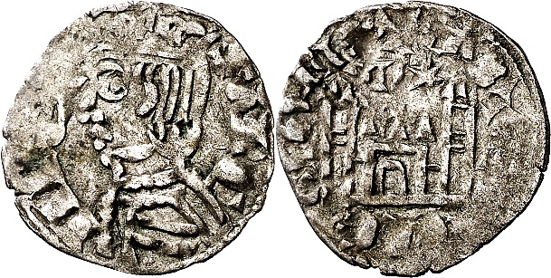 Tipo 4. Dobla de Oro de busto del rey don Sancho IV