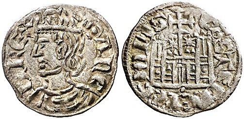 Tipo 4. Dobla de Oro de busto del rey don Sancho IV