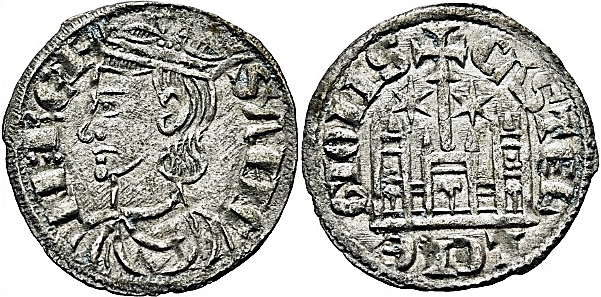Tipo 4. Dobla de Oro de busto del rey don Sancho IV
