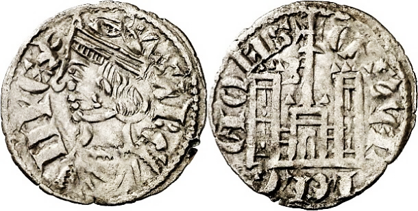 Tipo 4. Dobla de Oro de busto del rey don Sancho IV