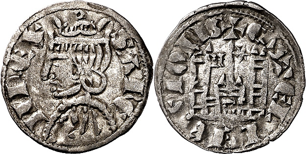 Tipo 4. Dobla de Oro de busto del rey don Sancho IV
