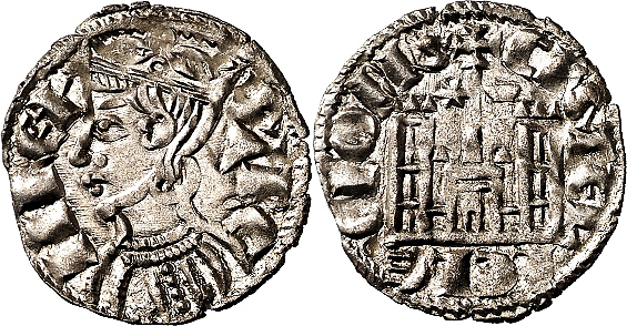 Tipo 4. Dobla de Oro de busto del rey don Sancho IV