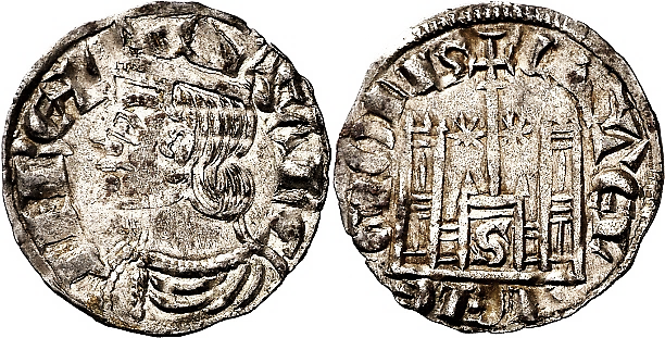 Tipo 4. Dobla de Oro de busto del rey don Sancho IV