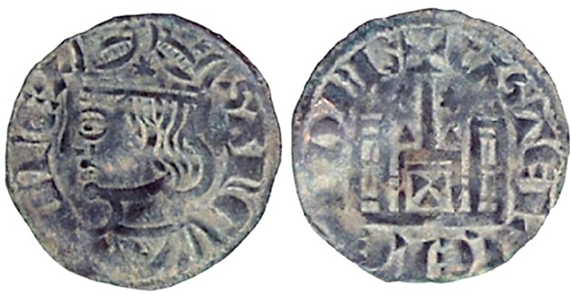 Tipo 4. Dobla de Oro de busto del rey don Sancho IV
