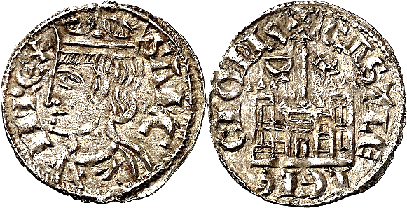 Tipo 4. Dobla de Oro de busto del rey don Sancho IV