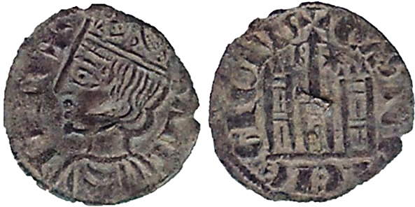Tipo 4. Dobla de Oro de busto del rey don Sancho IV