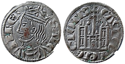 Tipo 4. Dobla de Oro de busto del rey don Sancho IV