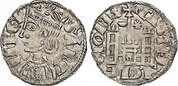 Tipo 4. Dobla de Oro de busto del rey don Sancho IV