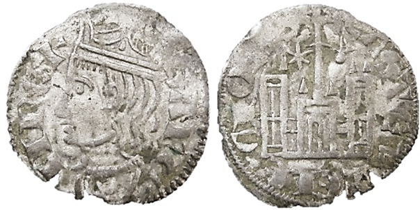Tipo 4. Dobla de Oro de busto del rey don Sancho IV