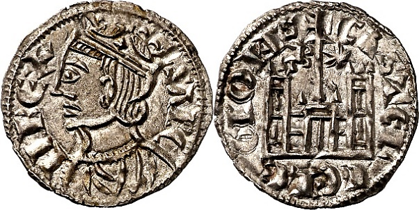 Tipo 4. Dobla de Oro de busto del rey don Sancho IV