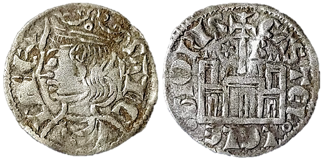 Tipo 4. Dobla de Oro de busto del rey don Sancho IV