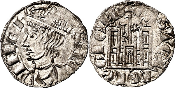 Tipo 4. Dobla de Oro de busto del rey don Sancho IV