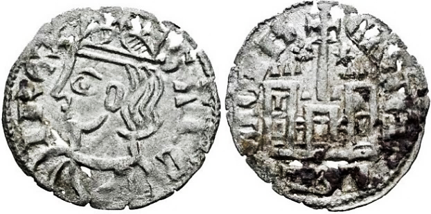 Tipo 4. Dobla de Oro de busto del rey don Sancho IV