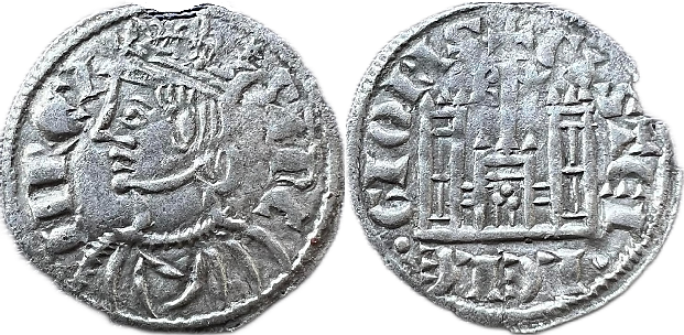 Tipo 4. Dobla de Oro de busto del rey don Sancho IV
