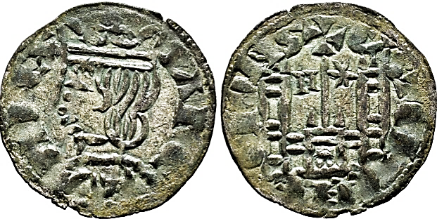Tipo 4. Dobla de Oro de busto del rey don Sancho IV