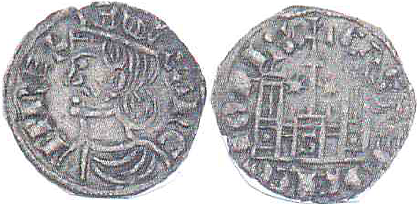 Tipo 4. Dobla de Oro de busto del rey don Sancho IV