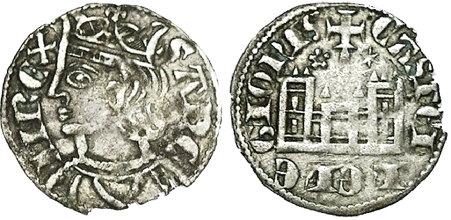 Tipo 4. Dobla de Oro de busto del rey don Sancho IV