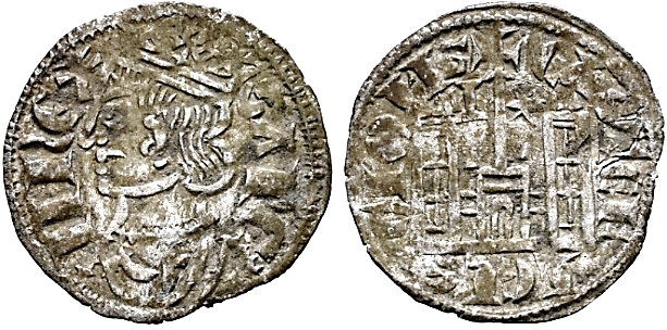Tipo 4. Dobla de Oro de busto del rey don Sancho IV