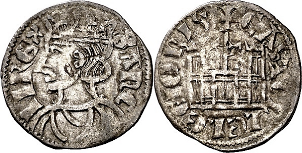 Tipo 4. Dobla de Oro de busto del rey don Sancho IV